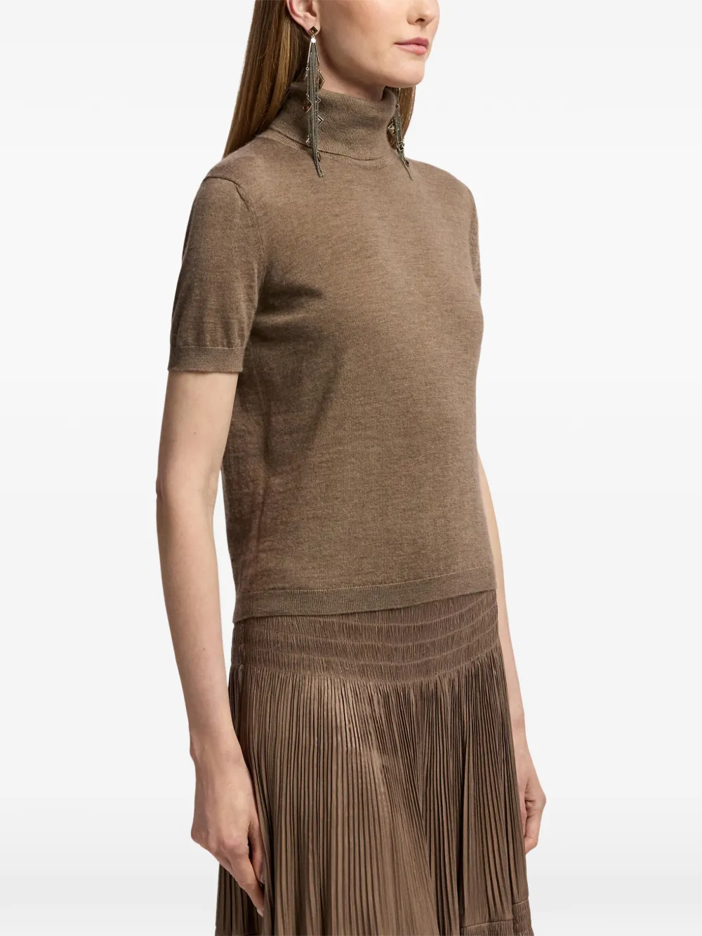 Ralph Lauren Collection Coltrui met korte mouwen Bruin
