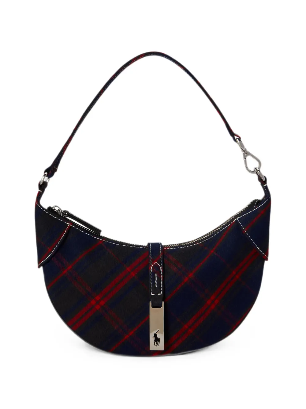 Polo Ralph Lauren Borsa a spalla tartan - Blu