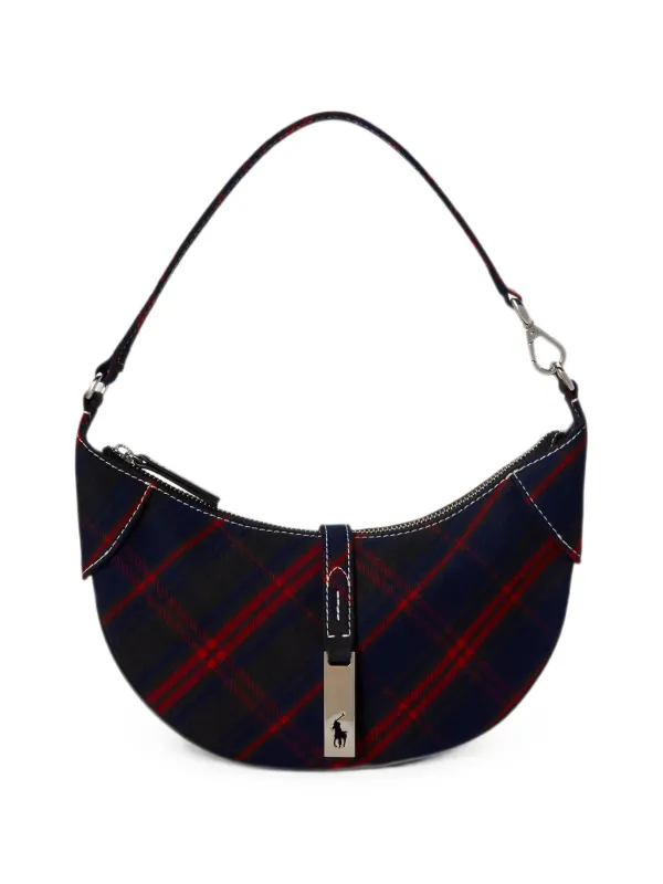 Polo Ralph Lauren Tartan-pattern Shoulder Bag in Blue