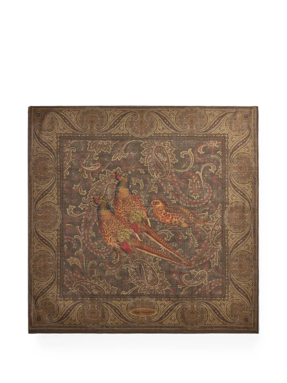Ralph Lauren Collection Schal mit Paisley-Print - Braun