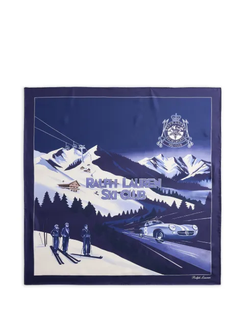 Ralph Lauren Purple Label Ski Club graphic-print scarf