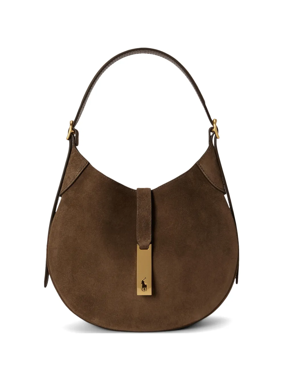 Polo Ralph Lauren Borsa a spalla Polo ID piccola - Marrone