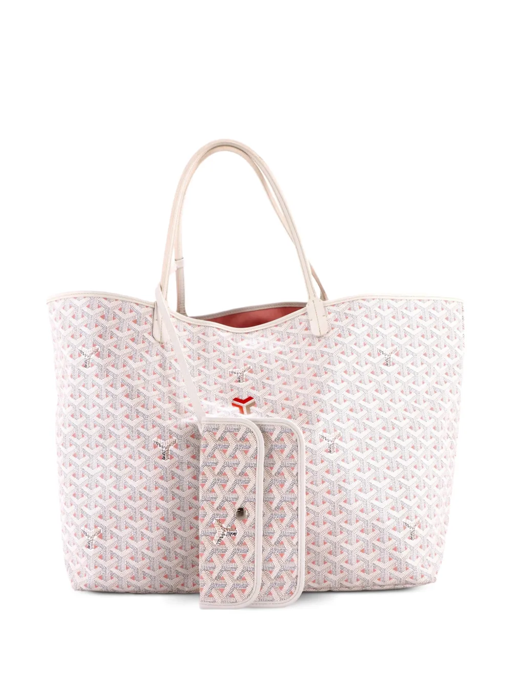 Goyard Pre-Owned Saint Louis Claire Voie Coated Canvas GM tote bag - Bianco