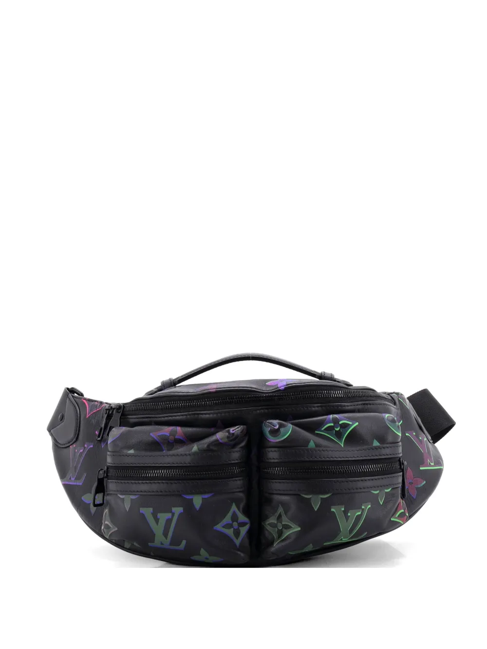Louis Vuitton Pre-Owned Comet Bumbag Spotlight Monogram Giant Leather belt bag - Schwarz