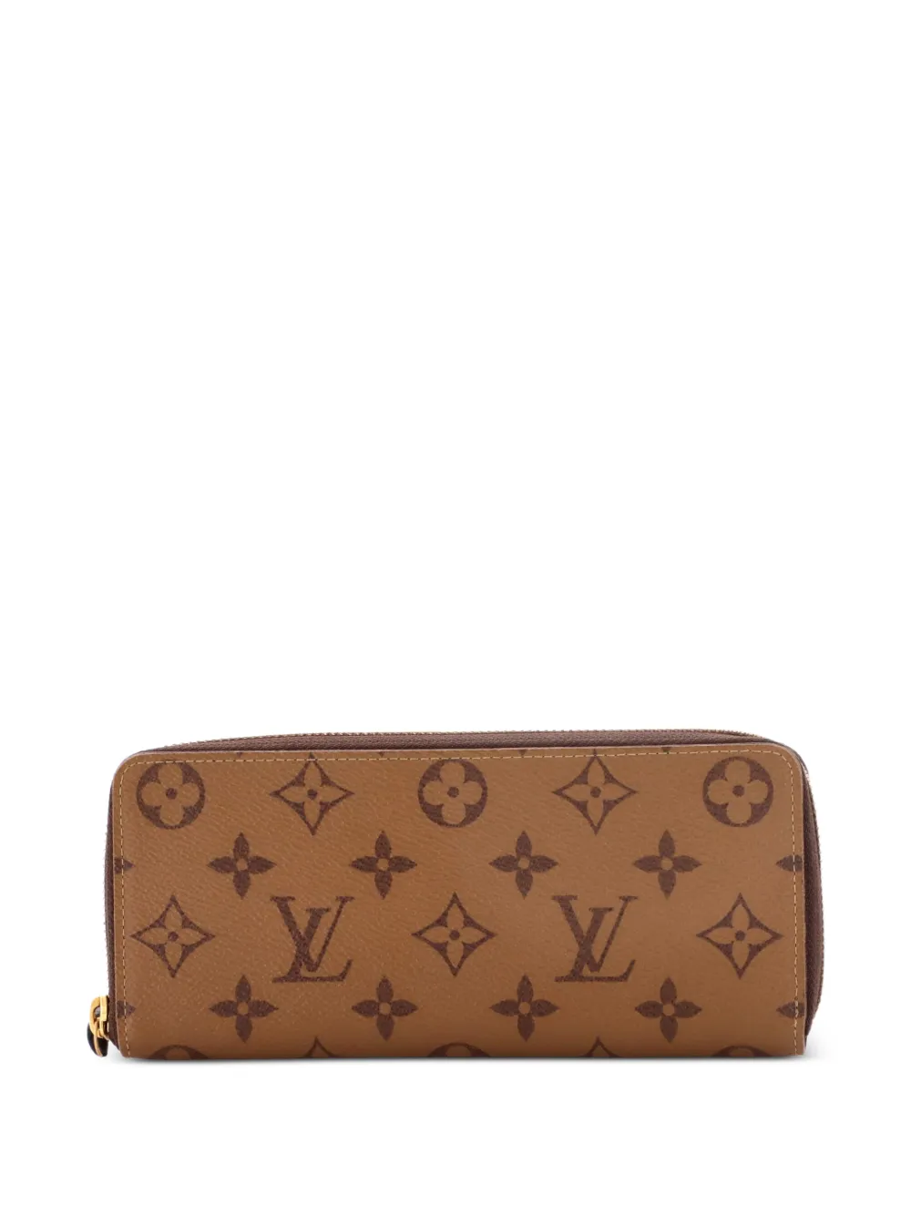 Louis Vuitton Pre-Owned Clemence Wallet Reverse Monogram Canvas small wallets - Marrone