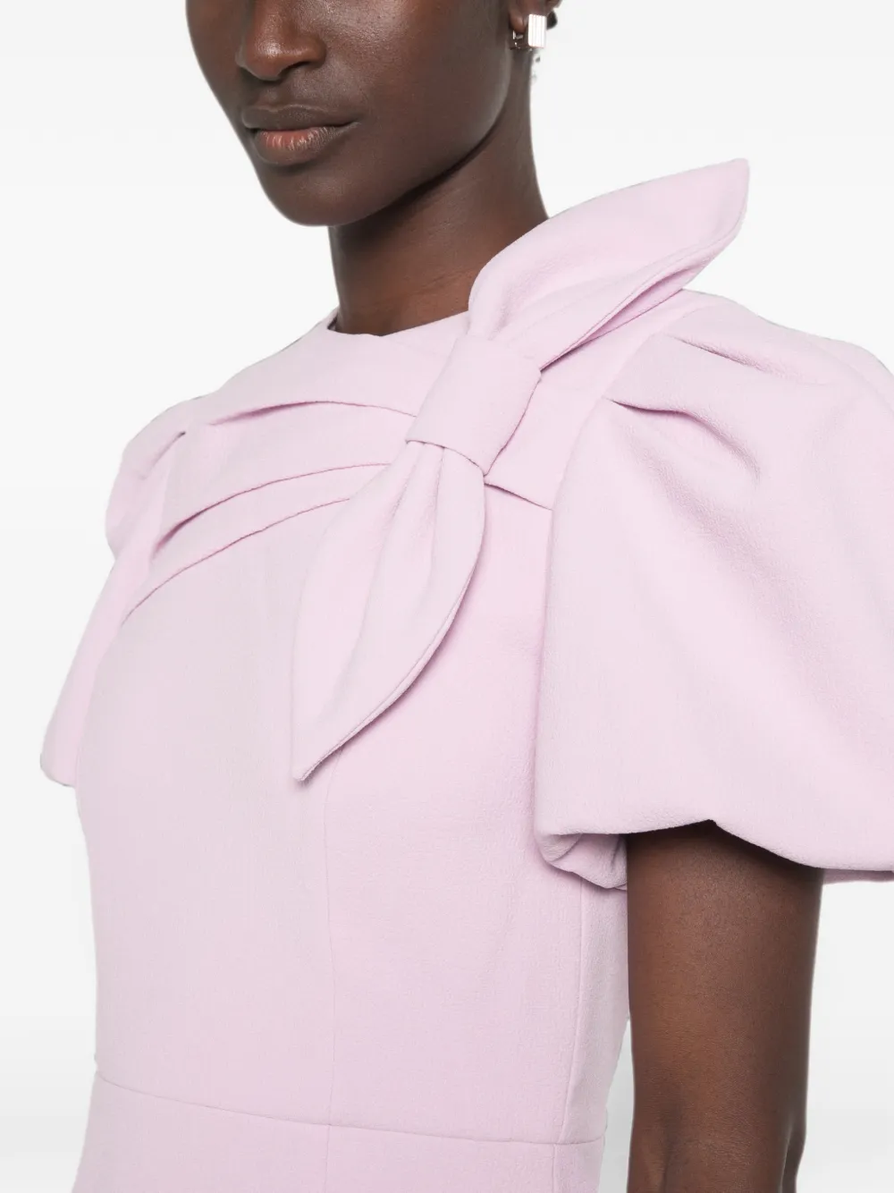 Rebecca Vallance Yolanda mini-jurk met korte mouwen Paars