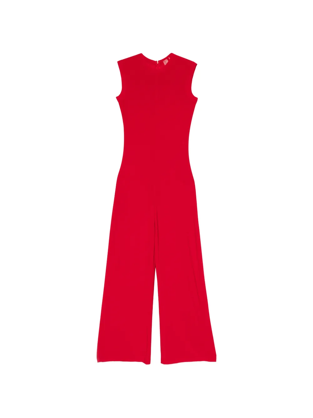 Norma Kamali sleeveless wide-leg jumpsuit - Rot