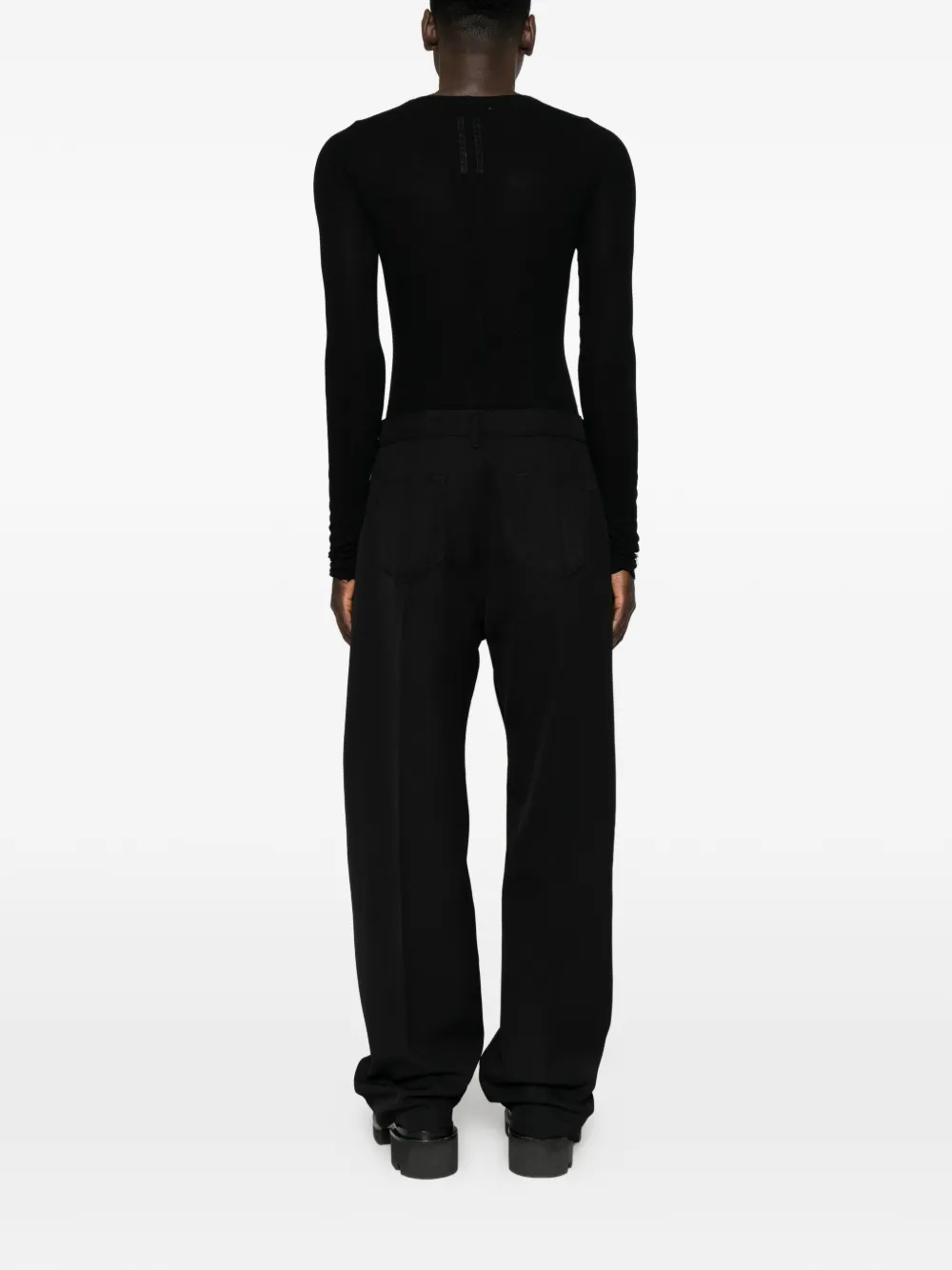 Rick Owens Geth ruimvallende jeans Zwart