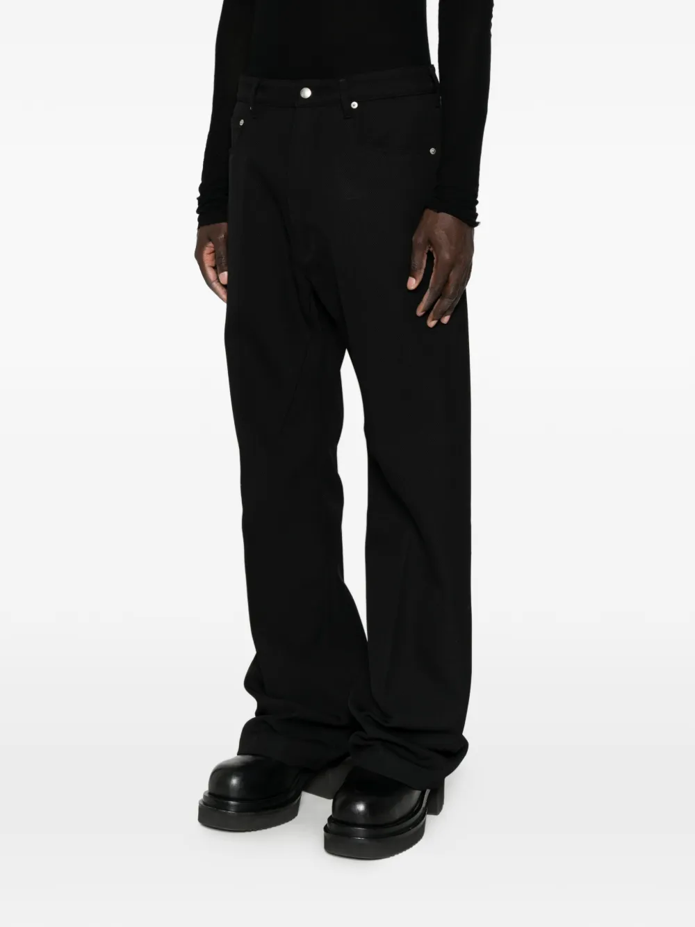 Rick Owens Geth ruimvallende jeans Zwart