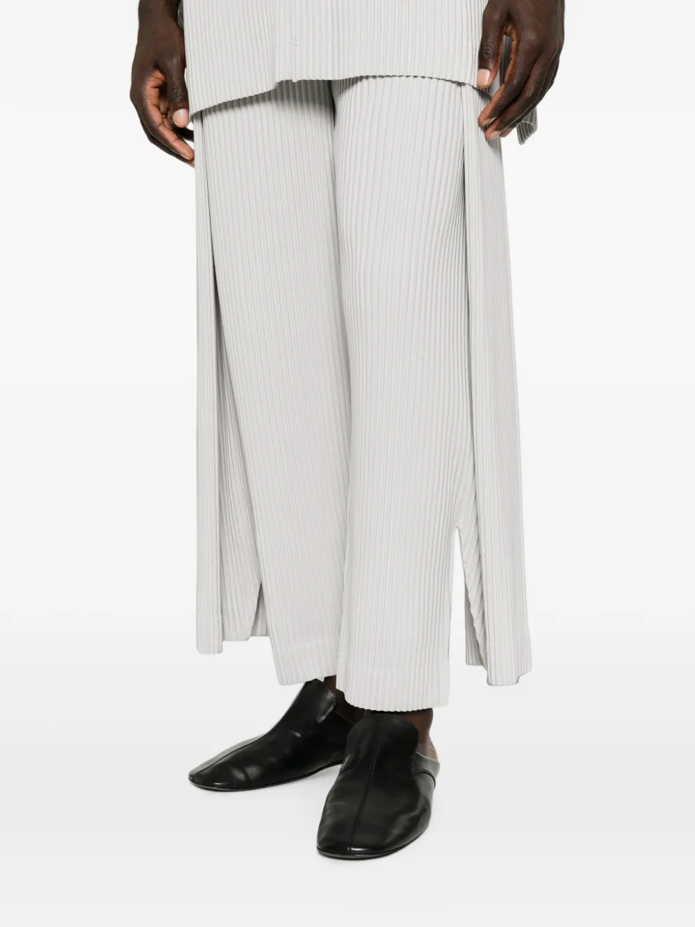 Homme Plissé Issey Miyake Motion Blur broek Grijs