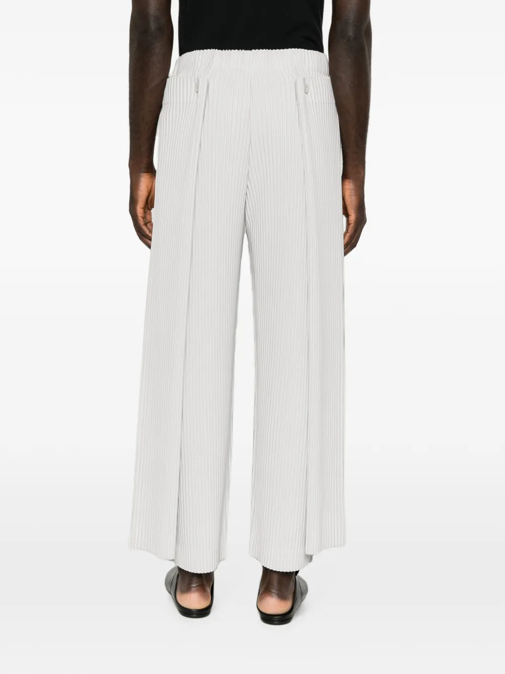 Homme Plissé Issey Miyake Motion Blur broek Grijs