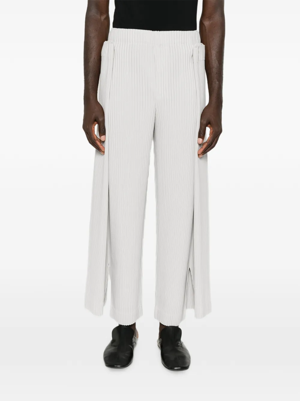 Homme Plissé Issey Miyake Motion Blur broek Grijs