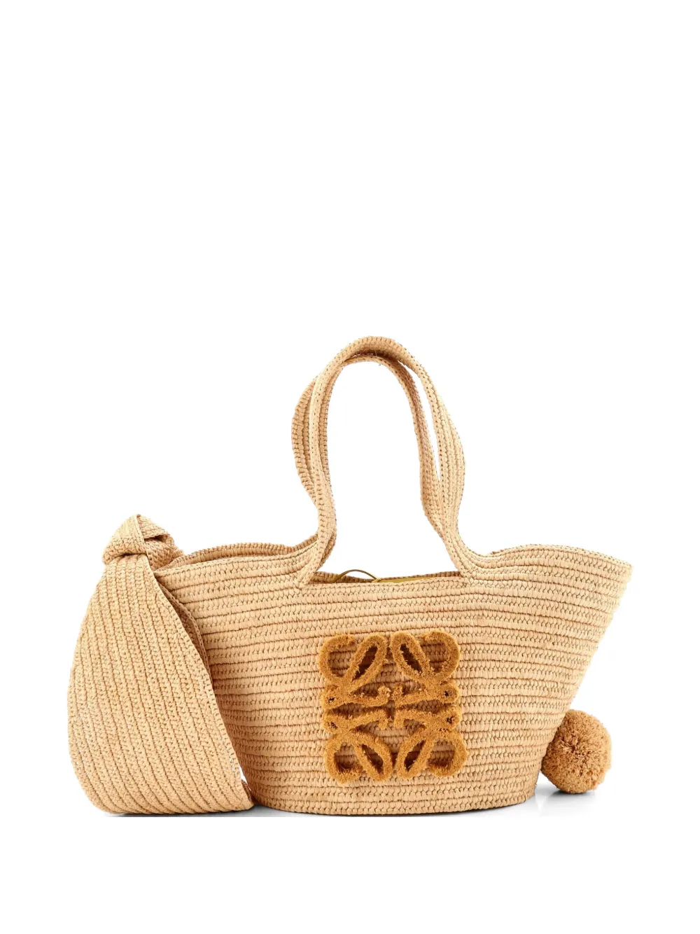 Loewe Pre-Owned Bunny Basket Raffia Small tote bag - Toni neutri