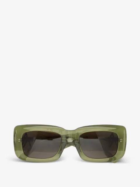 The Attico x Linda Farrow Marfa rectangular-frame sunglasses
