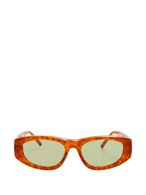 The Attico x Linda Farrow Maya tortoiseshell-effect sunglasses