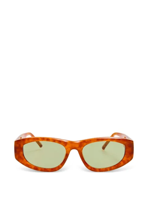The Attico x Linda Farrow Maya tortoiseshell-effect sunglasses