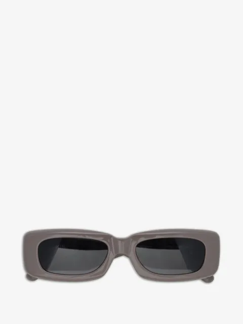 The Attico x Linda Farrow Mini Marfa rectangle-frame sunglasses
