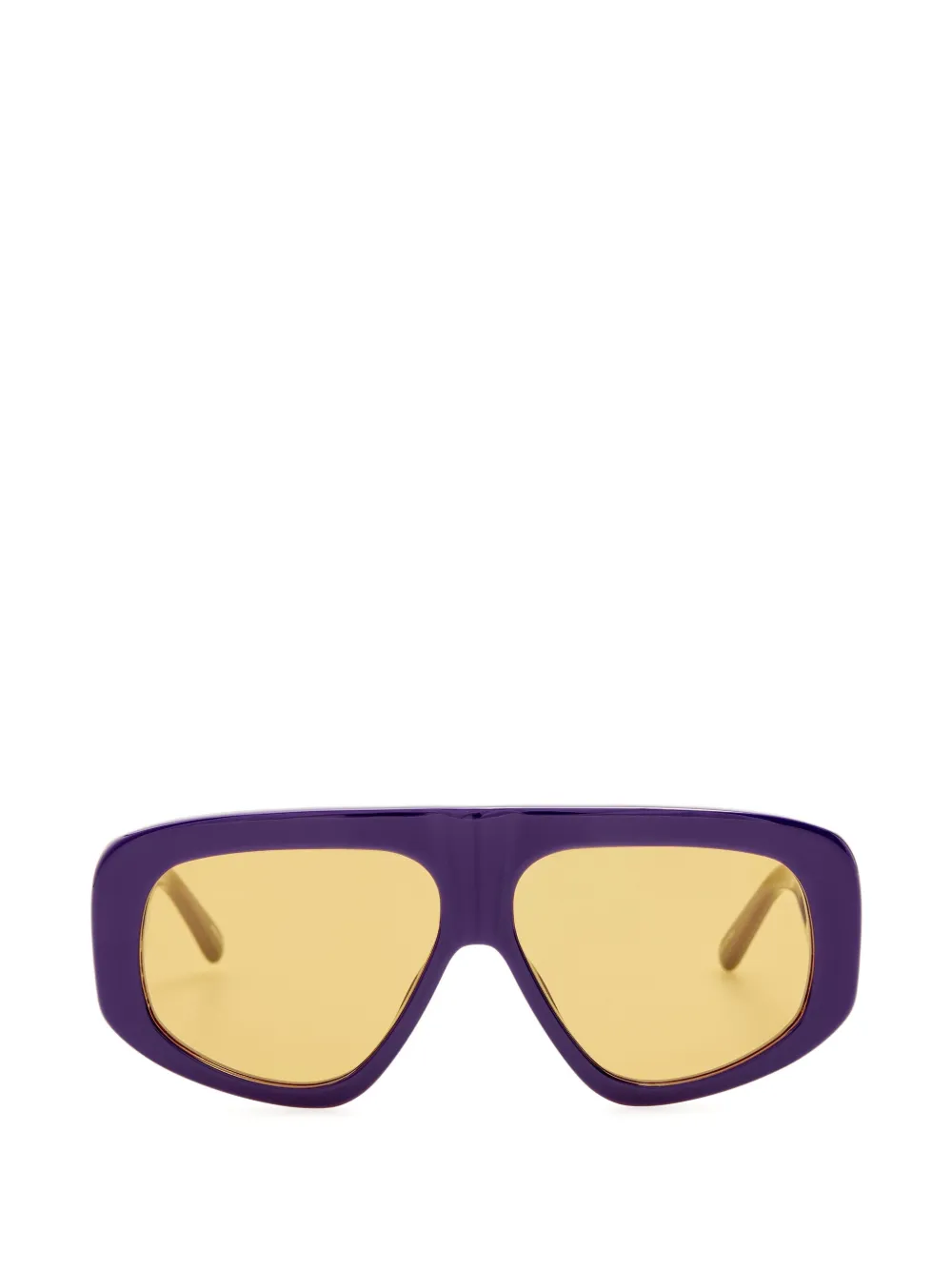 The Attico x Linda Farrow Milano oversized sunglasses - Viola