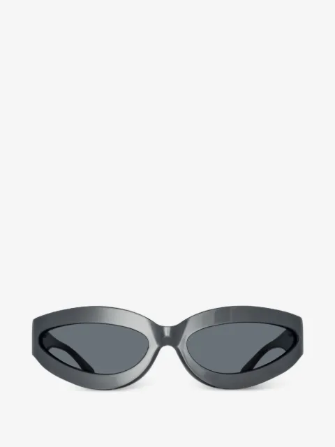The Attico x Linda Farrow Agnes Wrap lunettes de soleil à design portefeuille