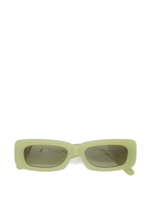 The Attico x Linda Farrow Mini Marfa rectangle-frame sunglasses