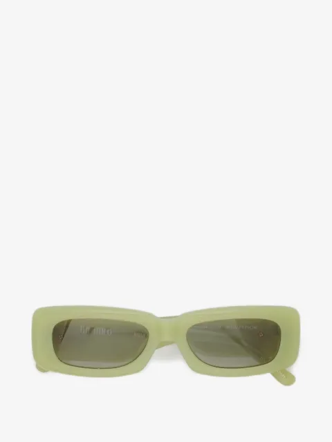The Attico x Linda Farrow Mini Marfa rectangle-frame sunglasses