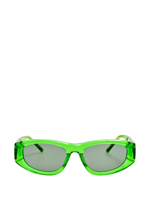 The Attico x Linda Farrow Maya geometric-frame sunglasses
