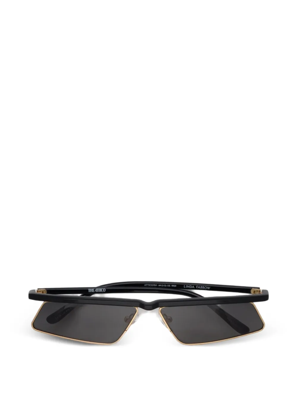 The Attico x Linda Farrow Aria cat-eye sunglasses - Oro