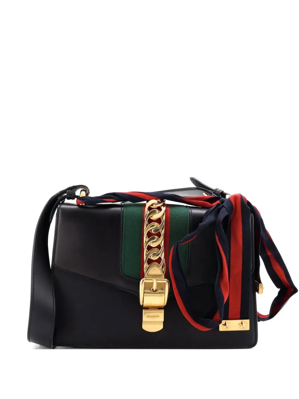 Gucci Pre-Owned Sylvie Leather Small shoulder bag - Schwarz
