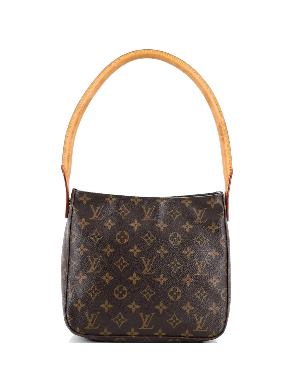 Louis Vuitton Pre-Owned Looping Handbag Monogram Canvas MM satchel - Marrone