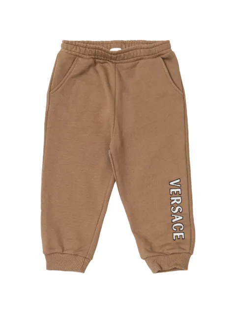 Versace Kids logo-embroidered track pants