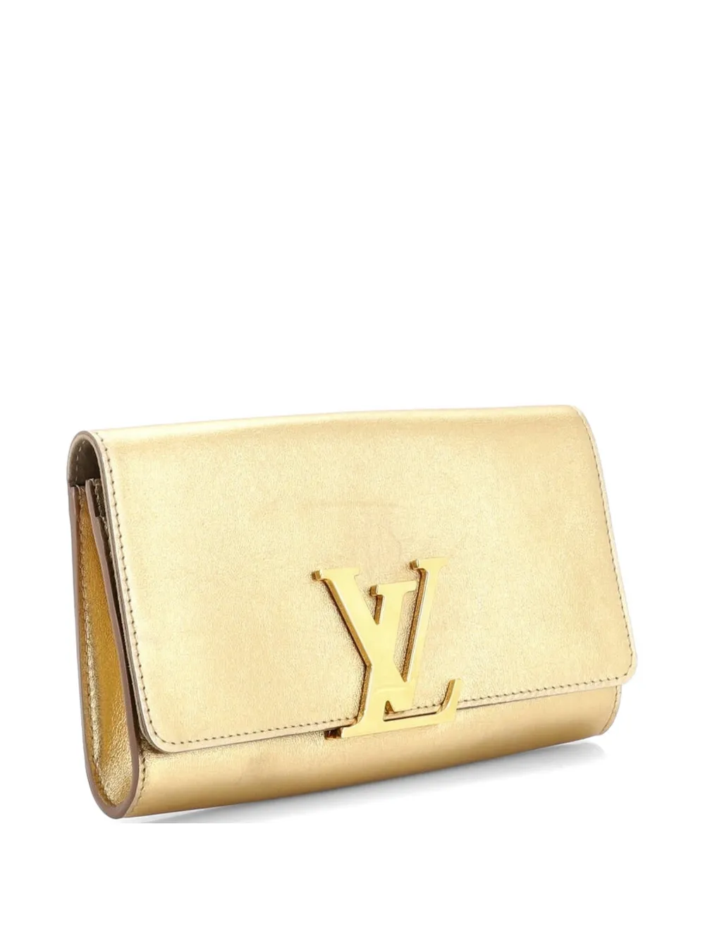 Louis Vuitton Pre-Owned Louise Leather MM clutch bag - Oro