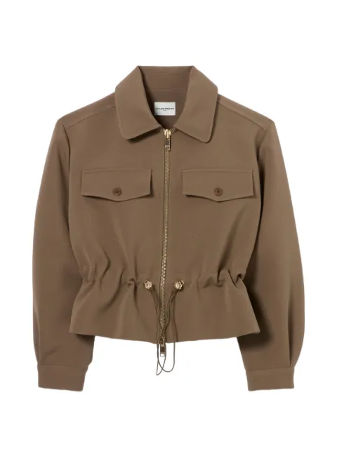 Claudie Pierlot gold flower peplum jacket