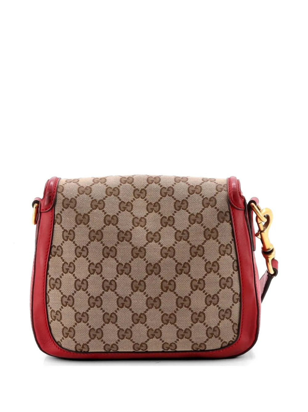 Gucci Pre-Owned Lady Web GG Canvas Medium Shoulder Bag | Brown