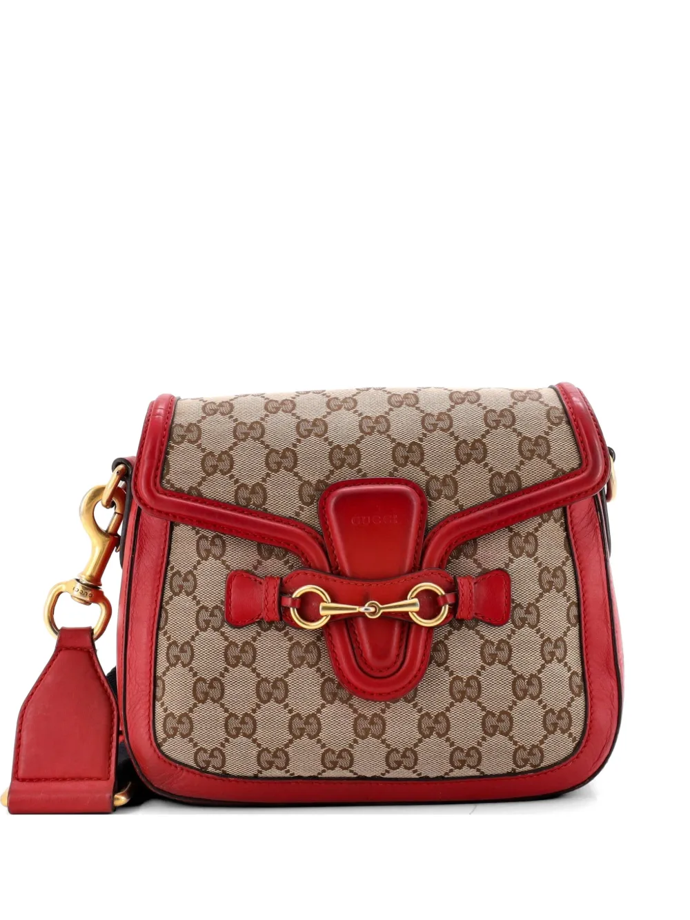 Gucci Pre-Owned Lady Web GG Canvas Medium shoulder bag - Marrone