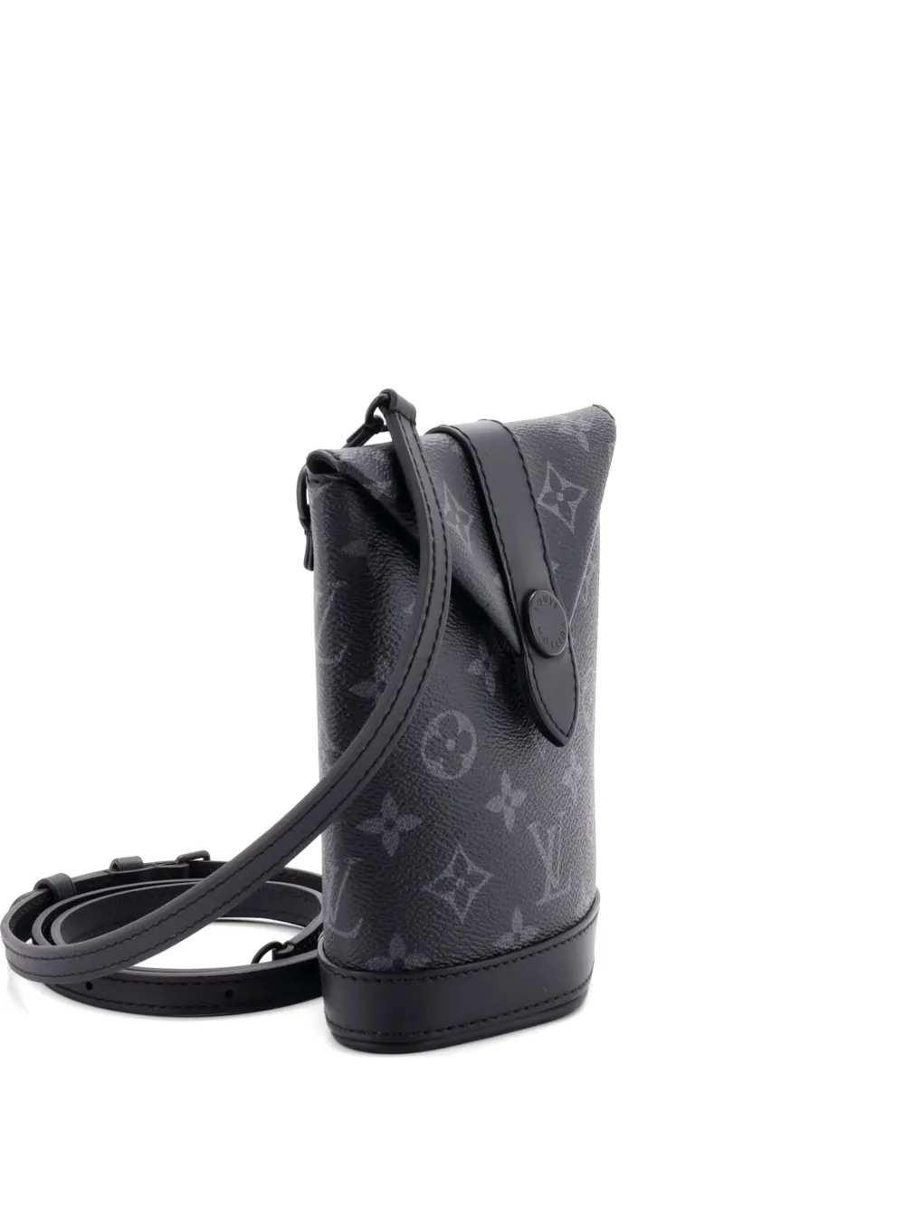 Louis Vuitton Pre-Owned Envelope Pouch Monogram Eclipse Canvas shoulder bag - Schwarz