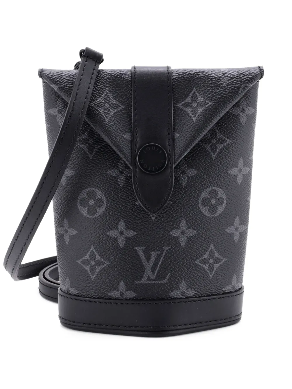 Louis Vuitton Pre-Owned Envelope Pouch Monogram Eclipse Canvas shoulder bag - Schwarz