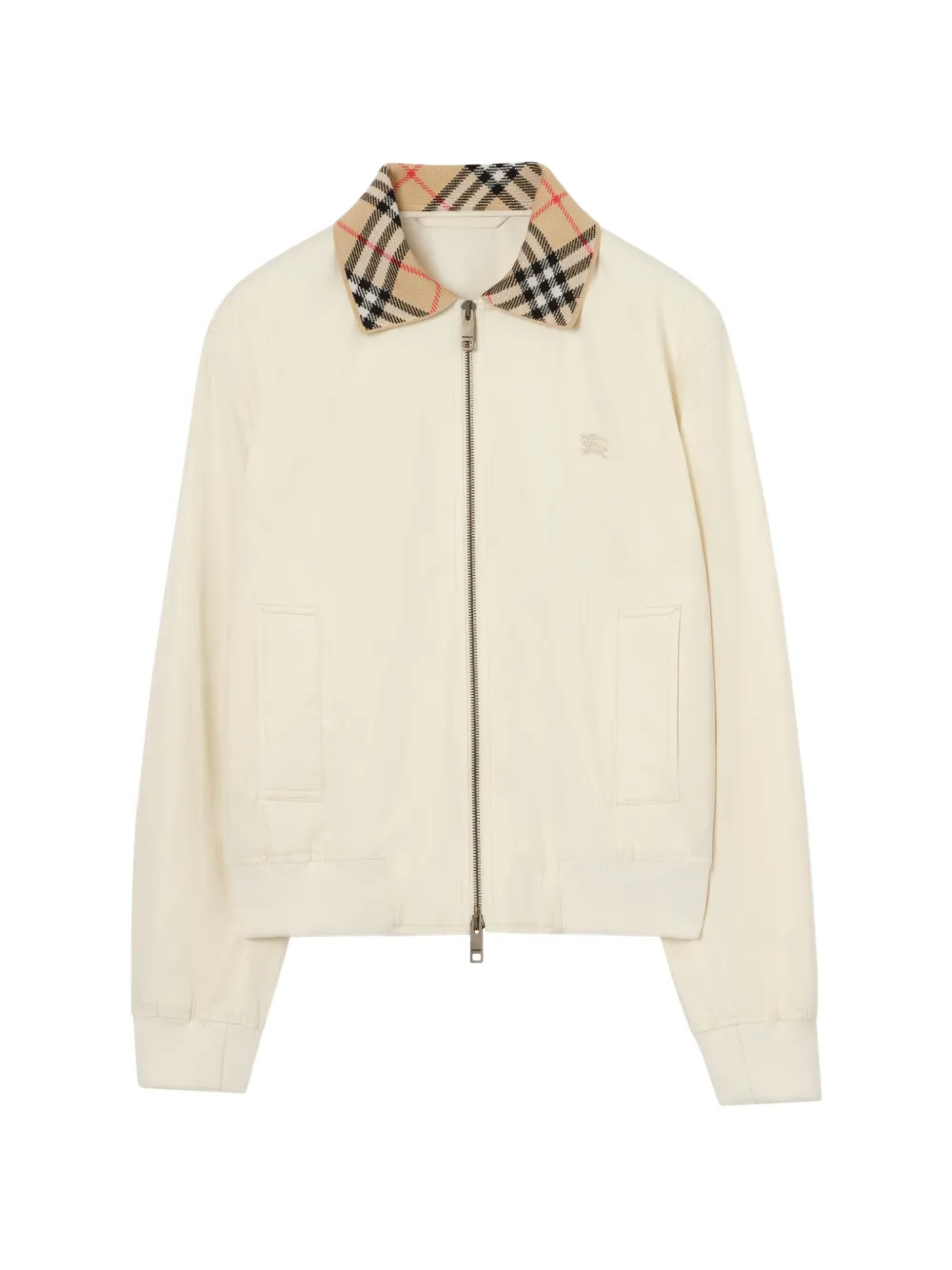 Burberry Tropische Gabardine Hayfield Bomberjacke - Nude