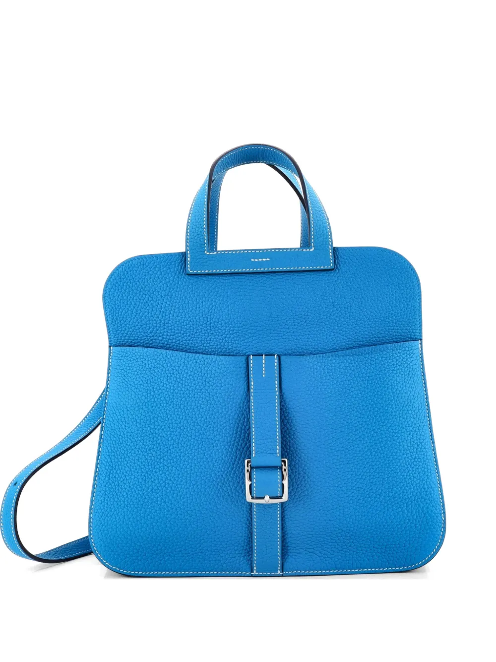 Hermès Pre-Owned Halzan Bag Clemence 31 shoulder bag - Blue