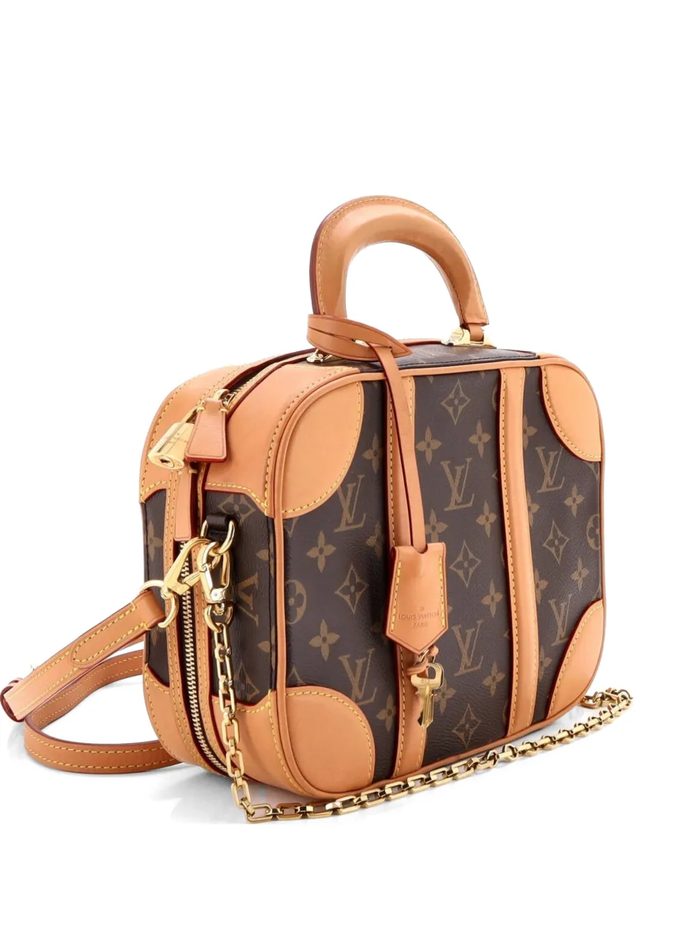 Louis Vuitton Pre-Owned Valisette Handbag Monogram Canvas PM satchel - Marrone