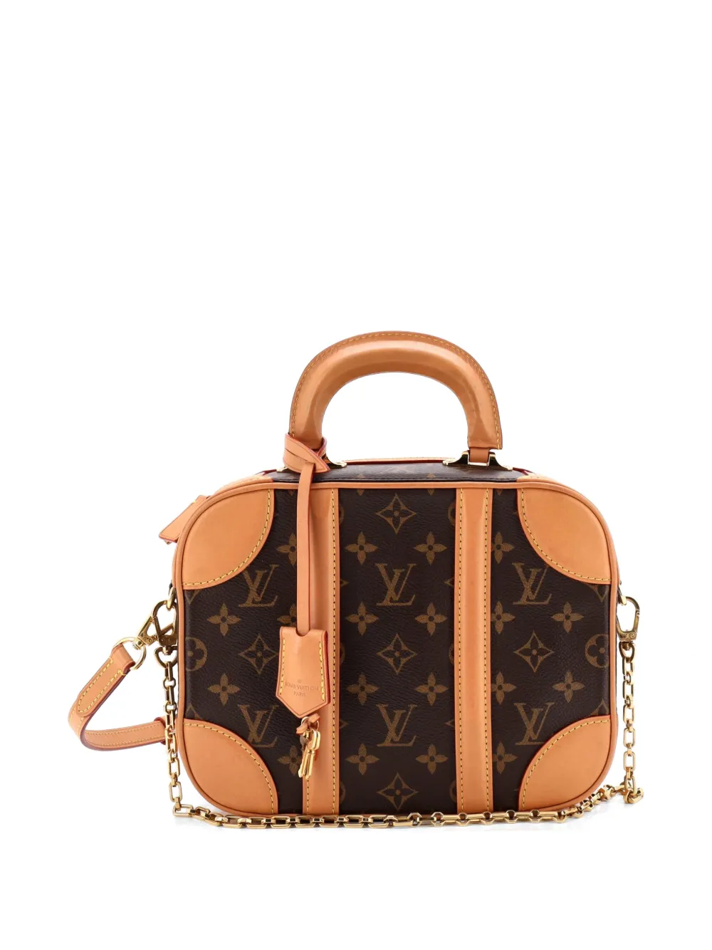 Louis Vuitton Pre-Owned Valisette Handbag Monogram Canvas PM satchel - Marrone