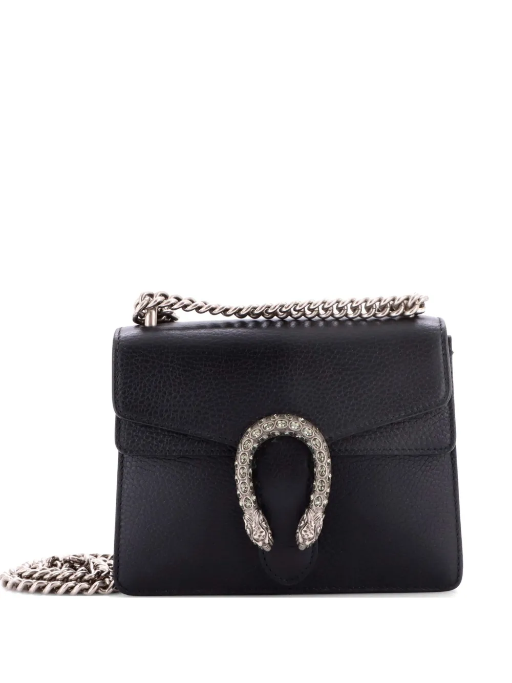 Gucci Pre-Owned Dionysus Bag Leather Mini crossbody bag - Schwarz