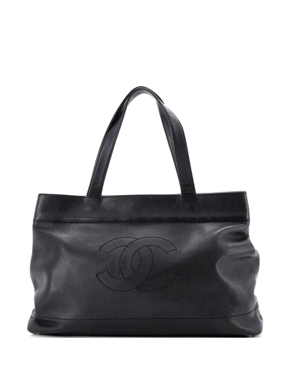 CHANEL Pre-Owned CC Open Caviar Large tote bag - Schwarz