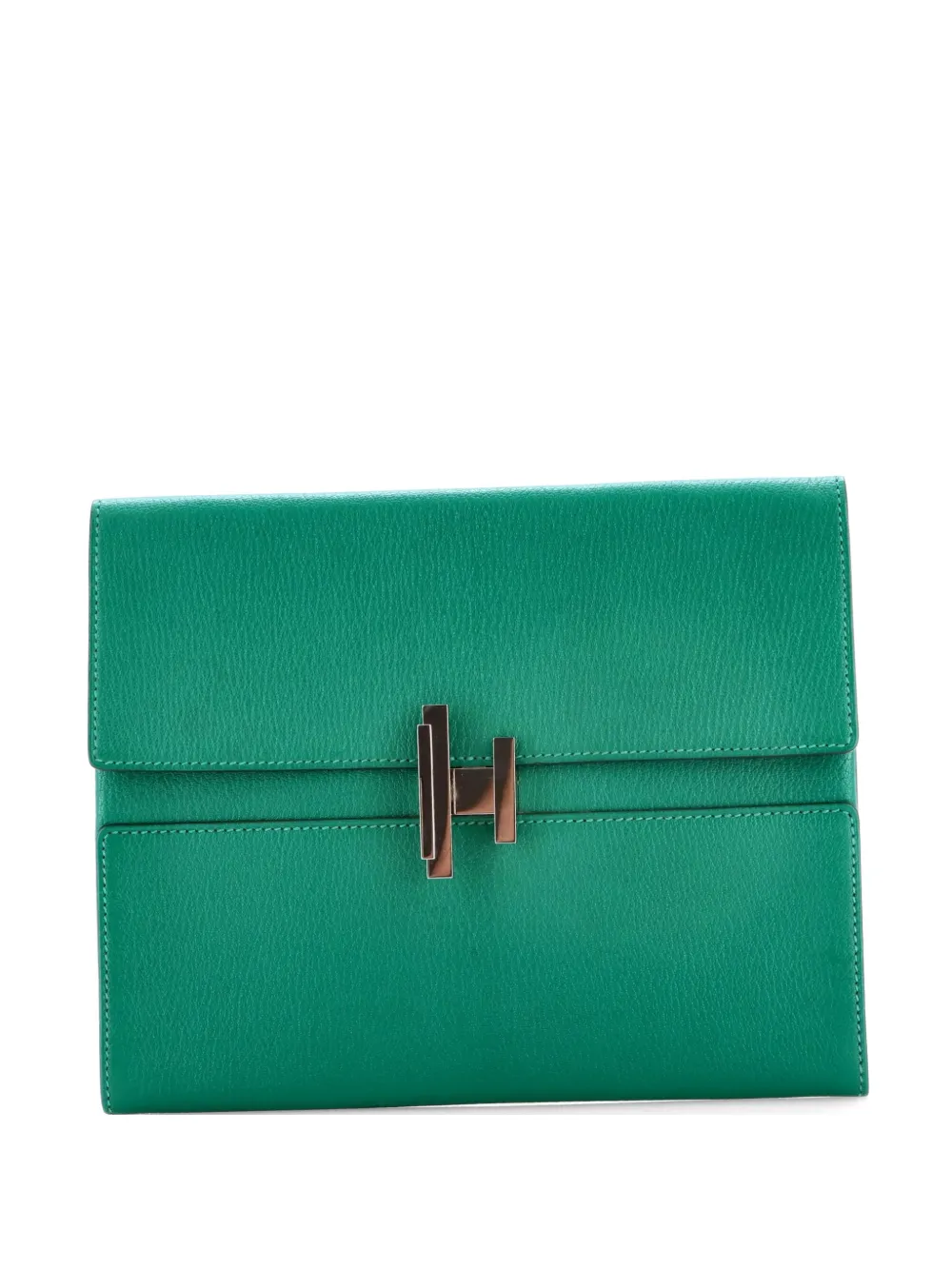 Hermès Pre-Owned Cinhetic Chevre Mysore clutch bag - Verde