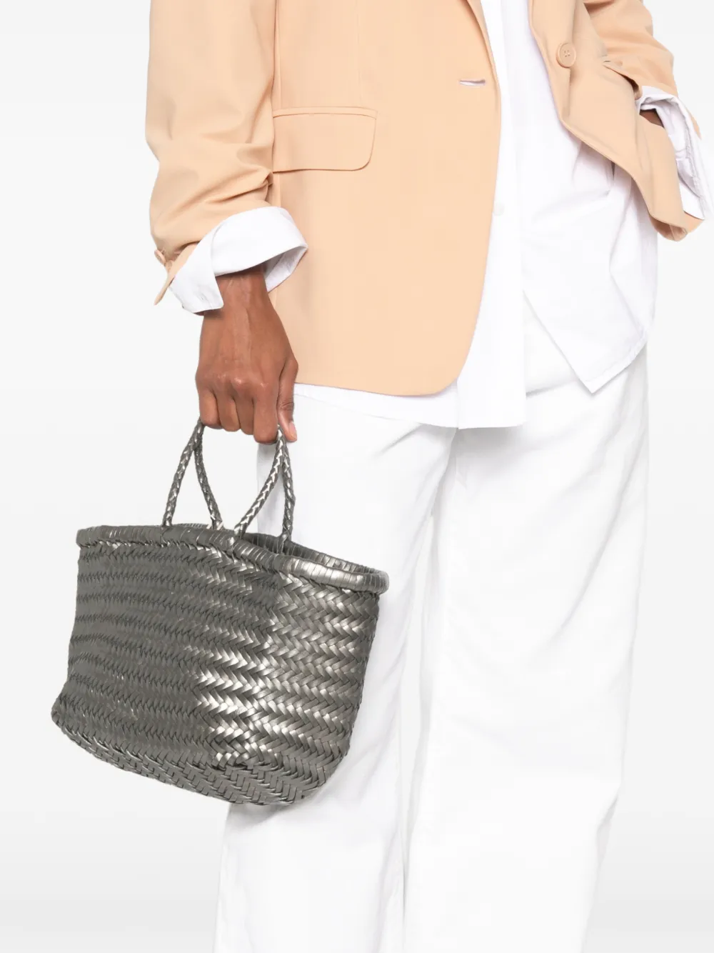 DRAGON DIFFUSION Small Triple Jump Tote Bag | Silver | FARFETCH