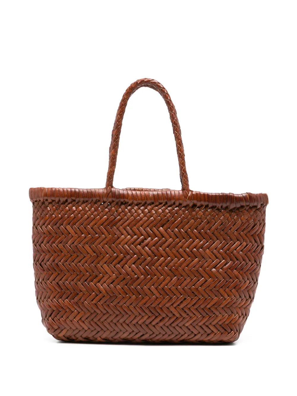 DRAGON DIFFUSION mini Flat Gora tote bag - Marrone