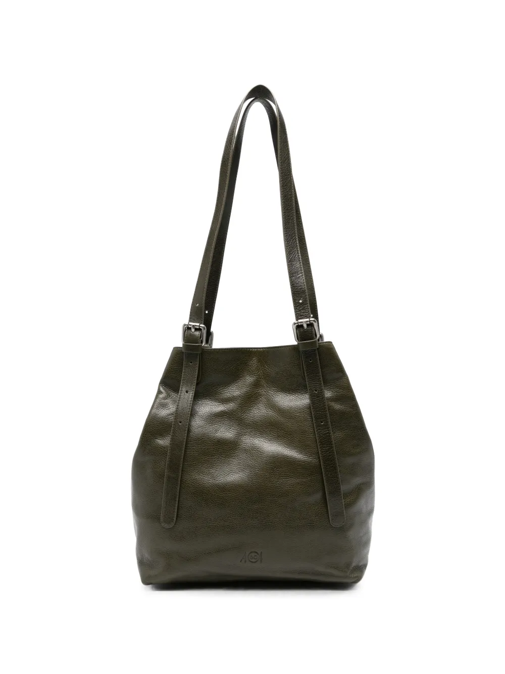 AUTENTICA 504 Borsa a spalla con fibbia - Verde