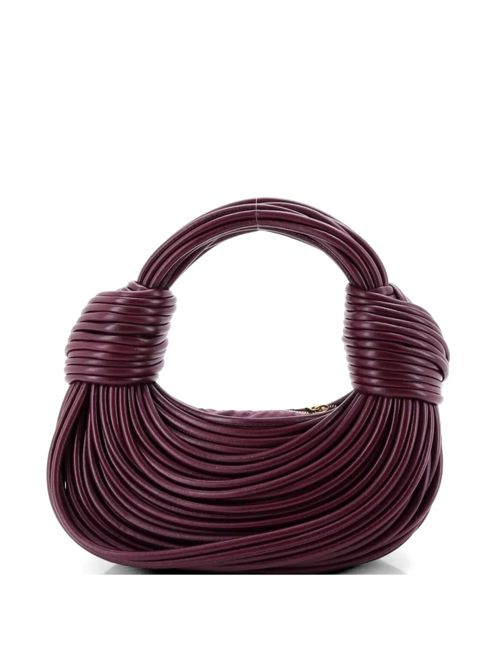 Bottega Veneta Pre-Owned Double Knot Hobo Tubular Leather Mini shoulder bag - Purple