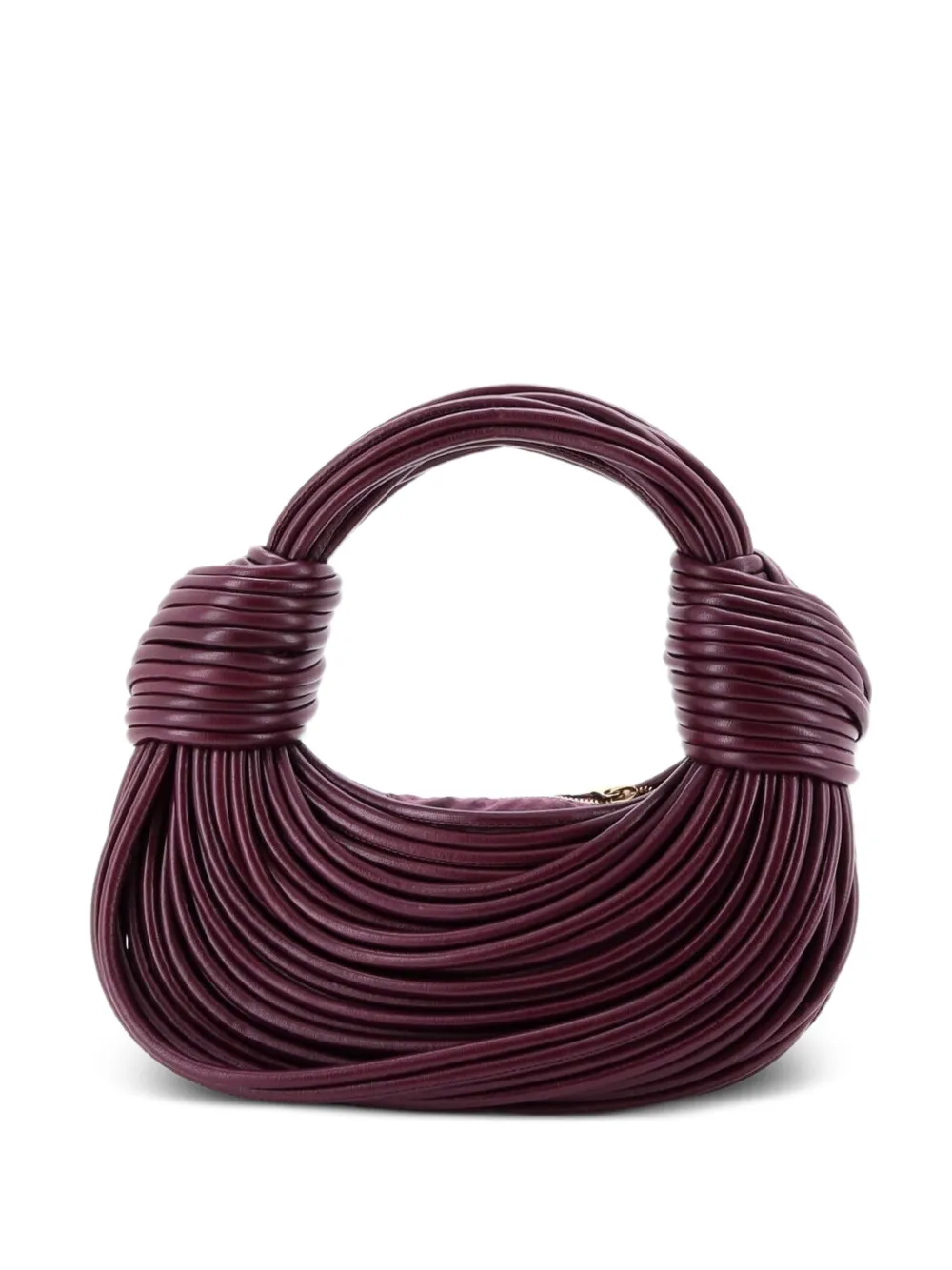 Bottega Veneta Pre-Owned Double Knot Hobo Tubular Leather Mini shoulder bag - Purple