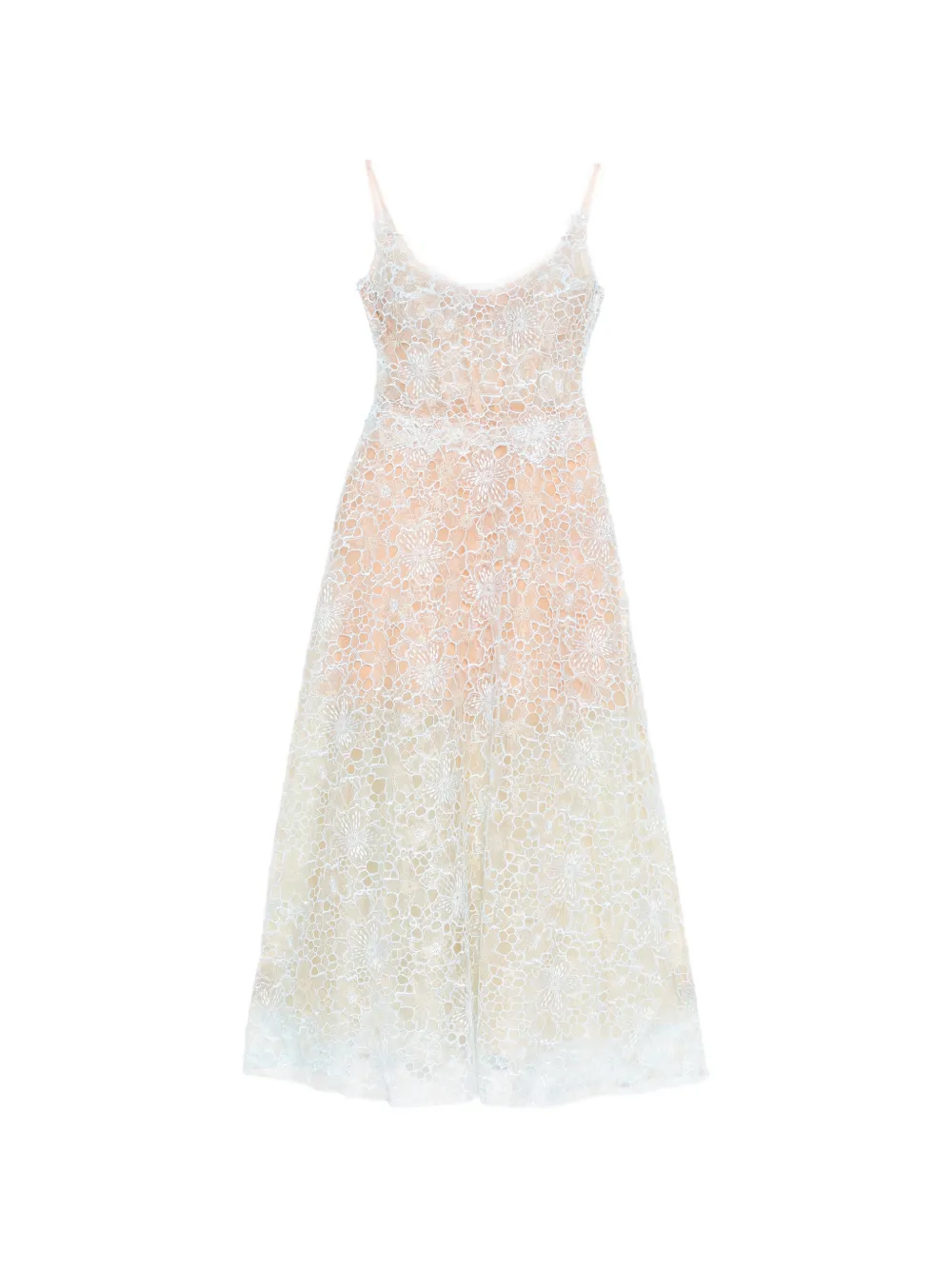 MONTSAND floral-lace midi dress