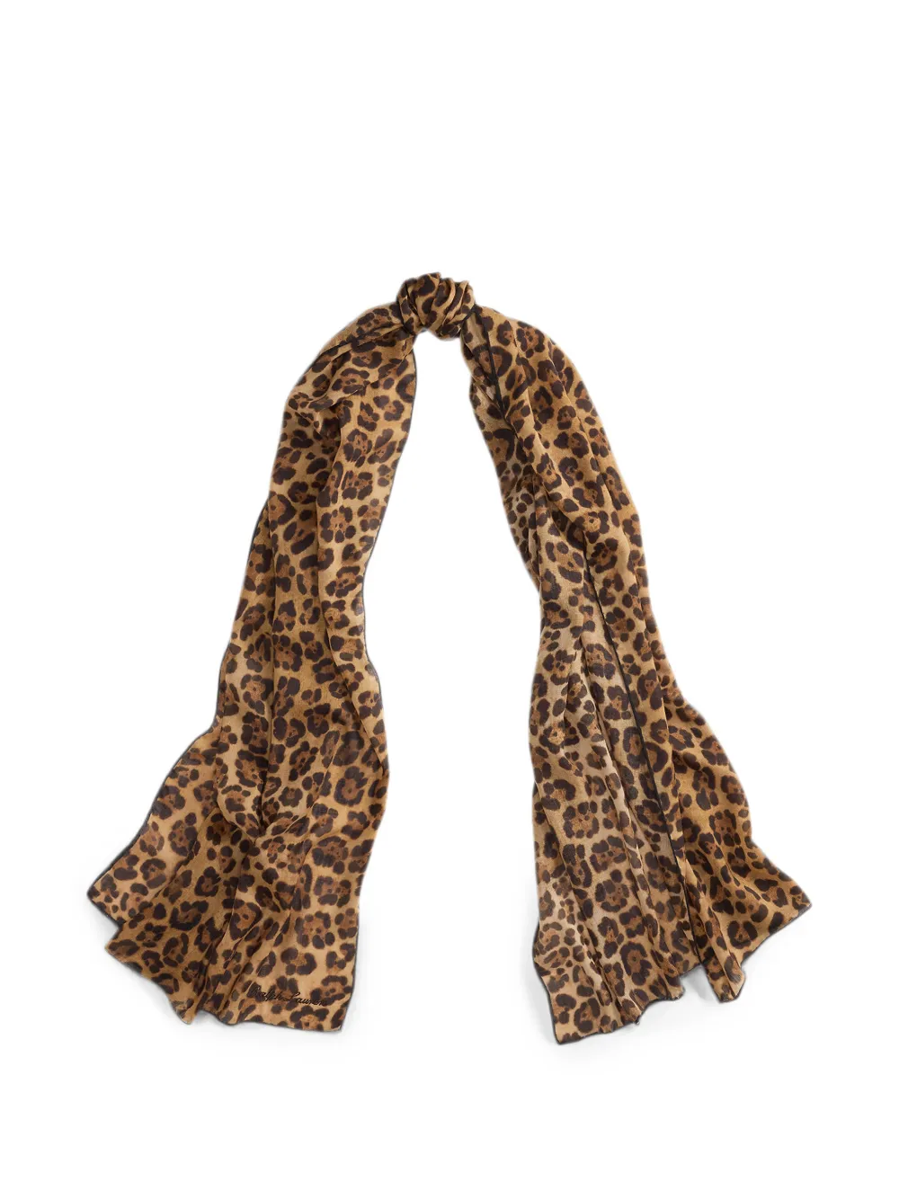 Ralph Lauren Collection Sjaal met luipaardprint Beige